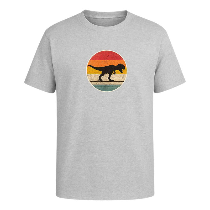 Playera Dinosaurio Retro Silueta Vintage Para Fans Unisex
