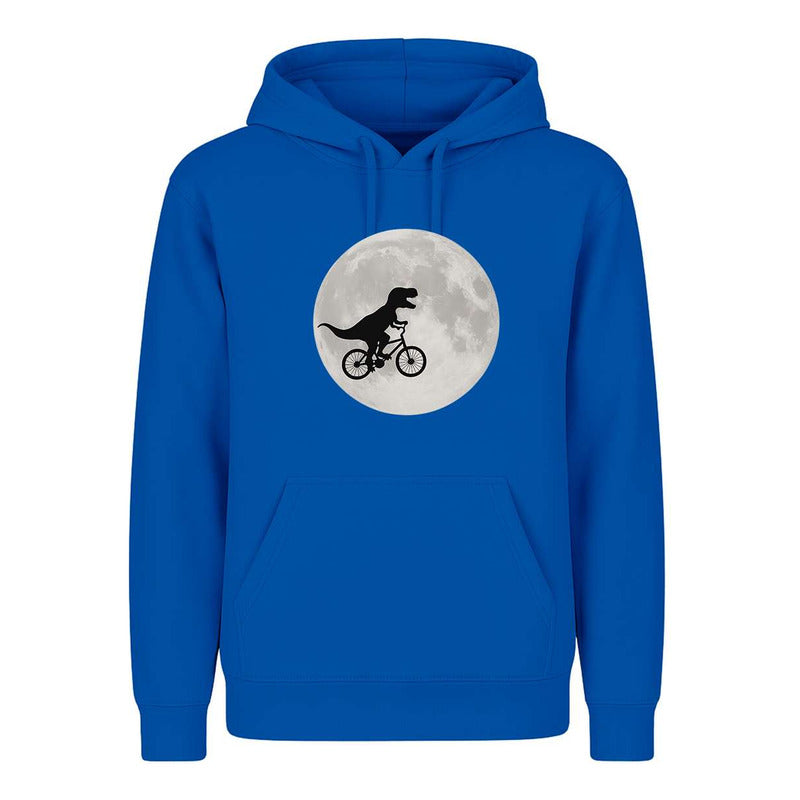 Sudadera Dinosaurio En Bicicleta Luna Divertida Infantil