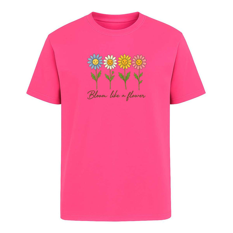 Playera "Bloom Like A Flower" Floral - Infantil