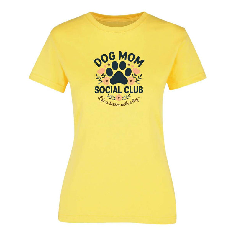 Playera "Dog Mom Social Club" - Dama