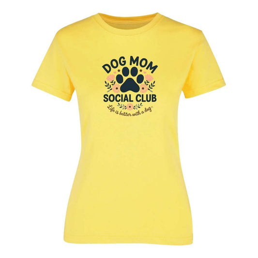Playera "Dog Mom Social Club" - Dama