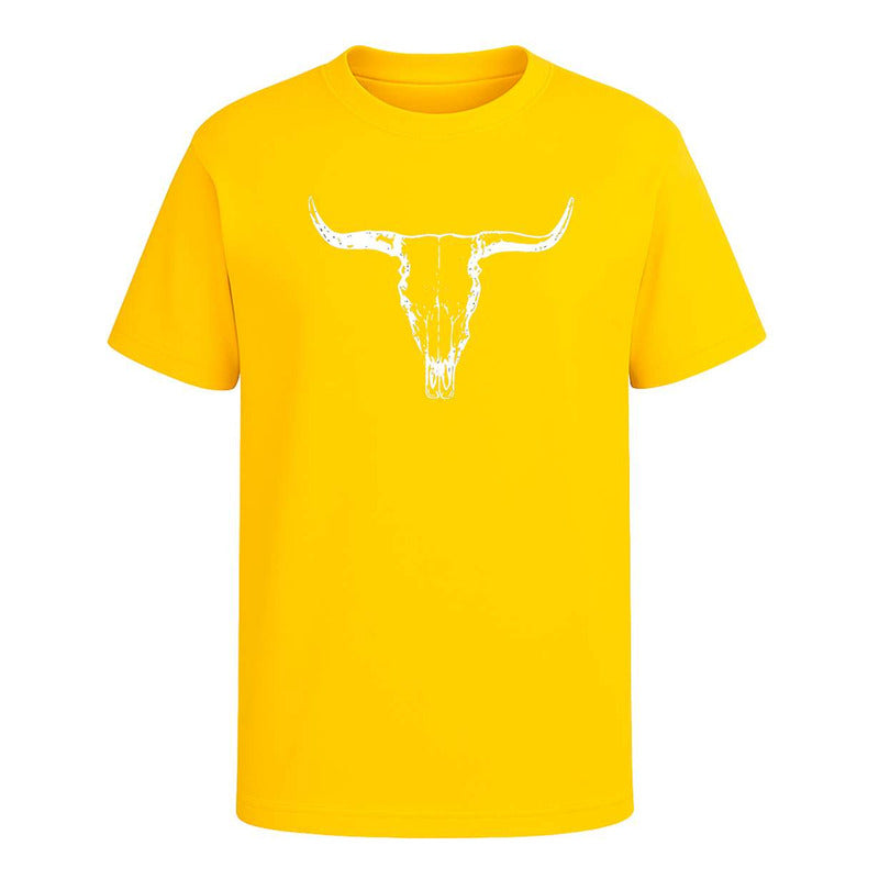 Playera "Calavera Toro Longhorn" Vaquera - Infantil