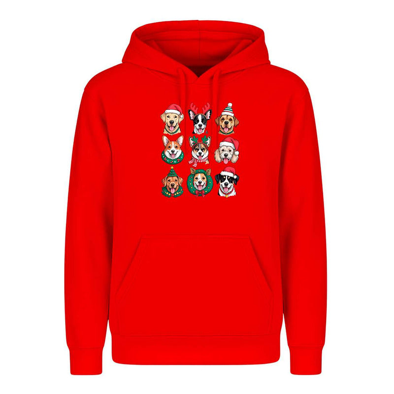 Sudadera Perros Navideños Dog Lover Santa Regalo Infantil