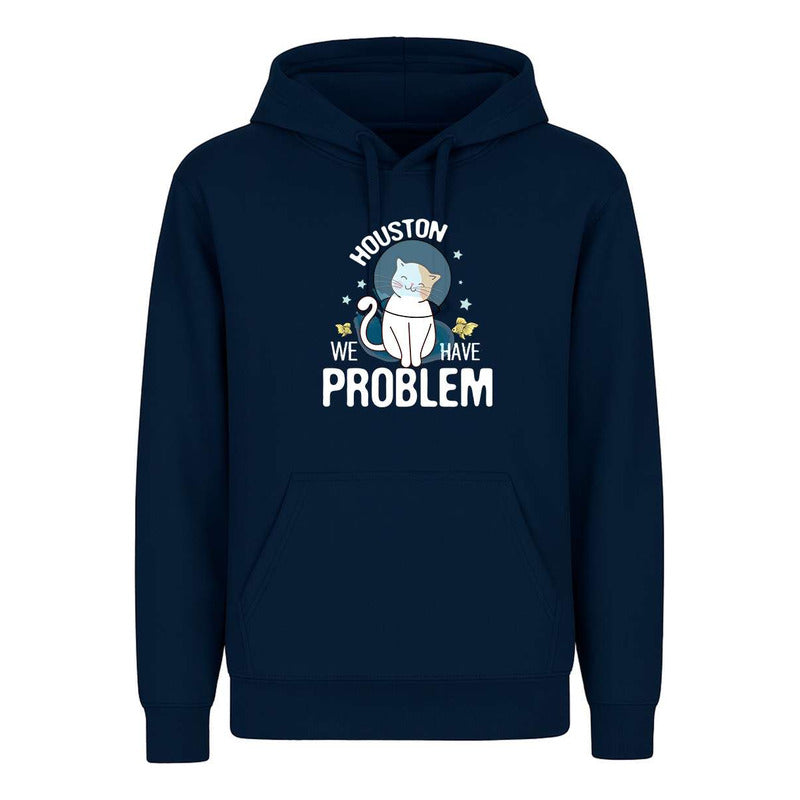 Sudadera Houston We Have Problem Gato Meme Cool Infantil