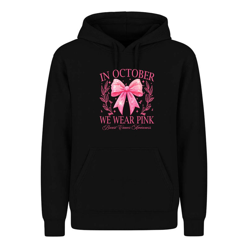 Sudadera In October We Wear Pink Cáncer De Mama Infantil
