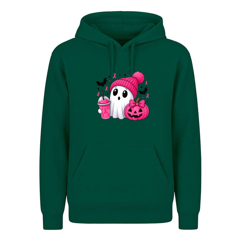 Sudadera Fantasma Rosa Halloween Infantil Cáncer De Mama
