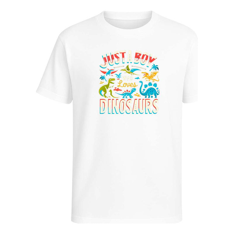 Playera Fan De Dinosaurios - Infantil