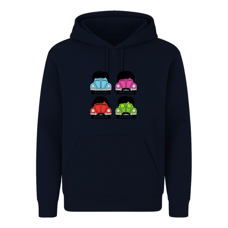 Sudadera Beatles Vochos Diseño Retro Rock Vintage Unisex