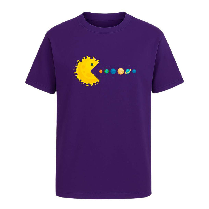 Playera "Sol Pacman Espacio" - Infantil