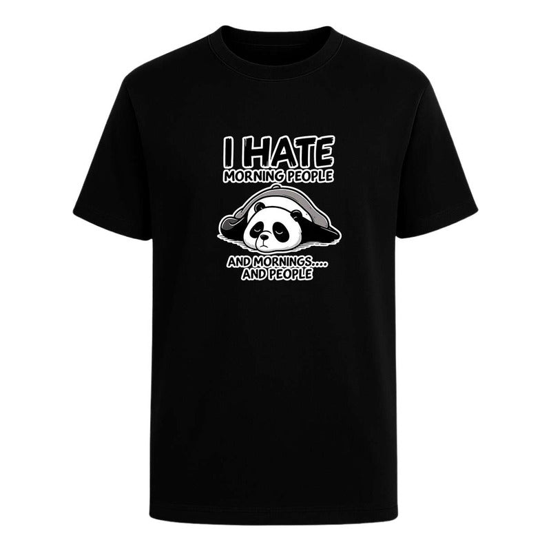 Playera "I Hate Morning People" Panda - Infantil