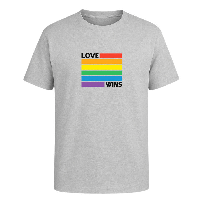 Playera Love Wins Lgbt Arcoíris Orgullo Gay Unisex