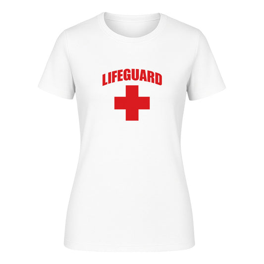 Playera Salvavidas Lifeguard Casual Disfraz Para Dama