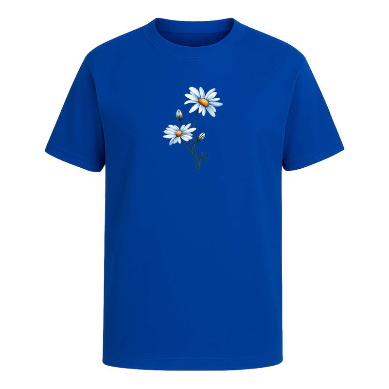 Playera Margaritas Acuarela Floral Primavera Regalo Unisex