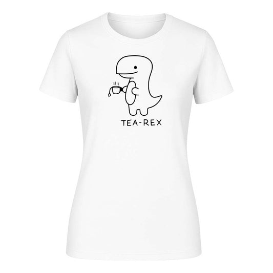 Playera "Tea Rex" Dinosaurio Kawaii - Dama