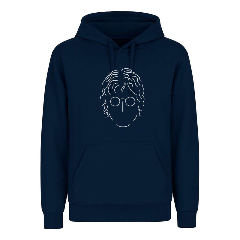 Sudadera John Lennon Beatles Minimal Lentes Redondos Unisex