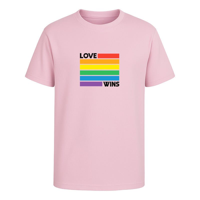 Playera Love Wins Lgbt Arcoíris Orgullo Gay Unisex