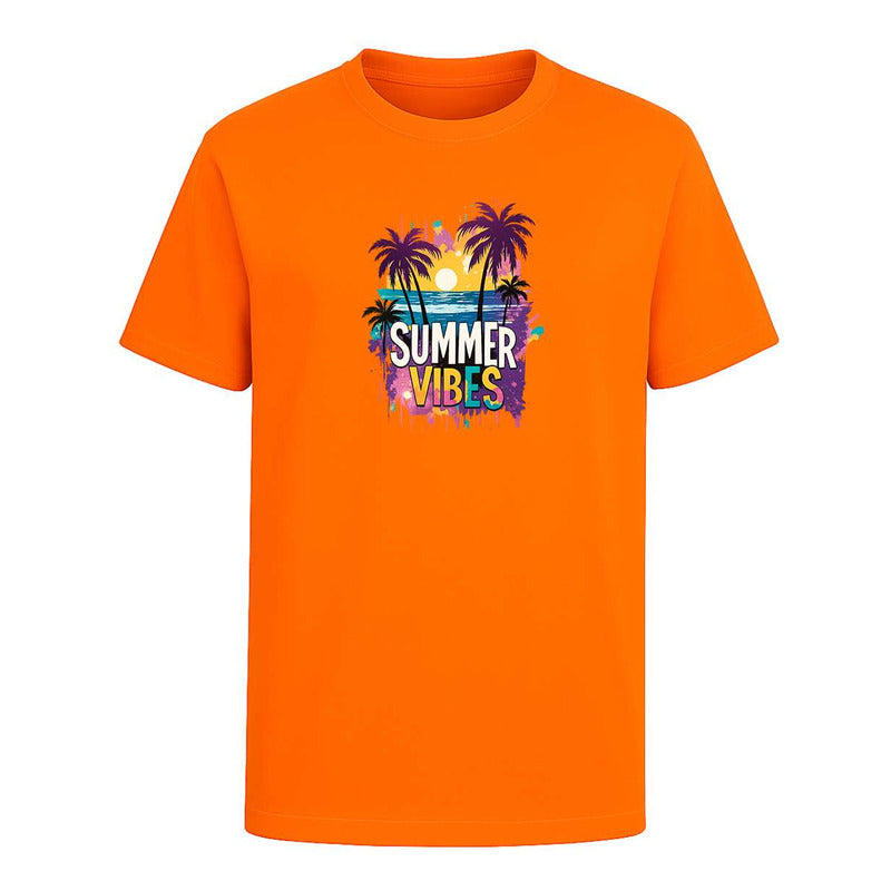 Playera Summer Vibes Playa Sol Arena Vacaciones Unisex