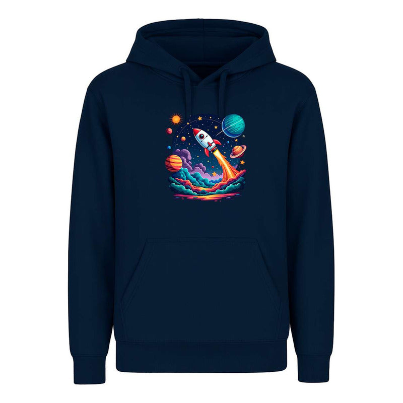 Sudadera Cohete Y Planetas Galaxia Sistema Solar Infantil