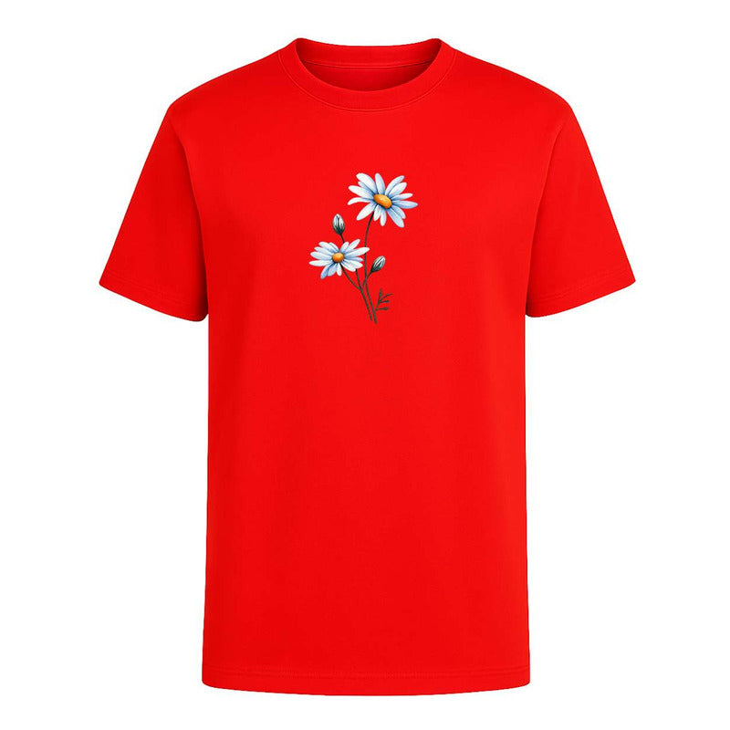 Playera Margaritas Acuarela Floral Primavera Regalo Unisex