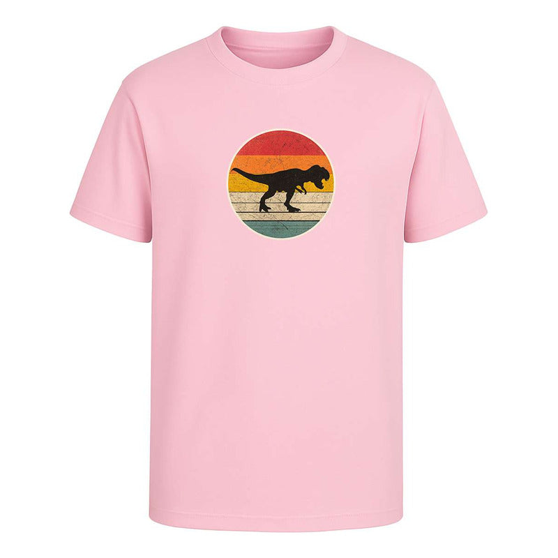 Playera Dinosaurio Retro Silueta Vintage Para Fans Unisex