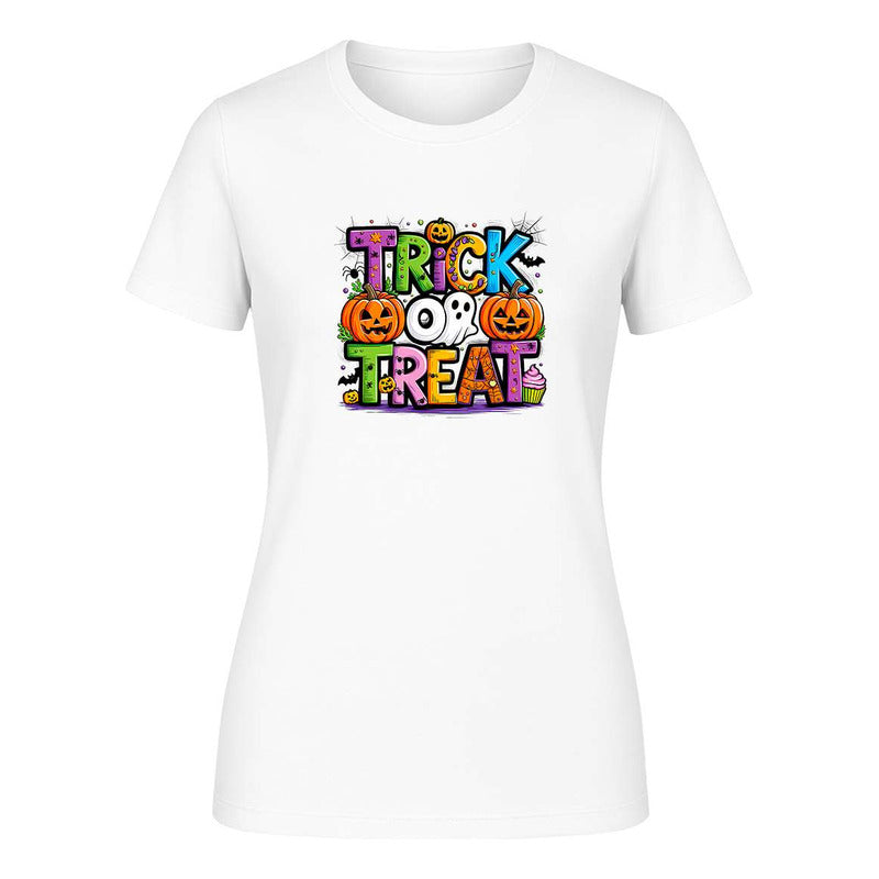 Playera "Trick or Treat" Halloween - Dama