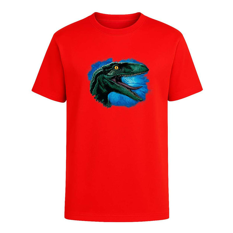 Playera Velociraptor Realista Dinosaurios Fans Cine Unisex