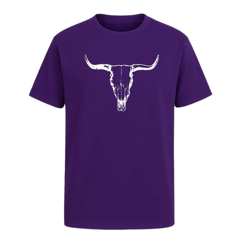 Playera "Calavera Toro Longhorn" Vaquera - Infantil