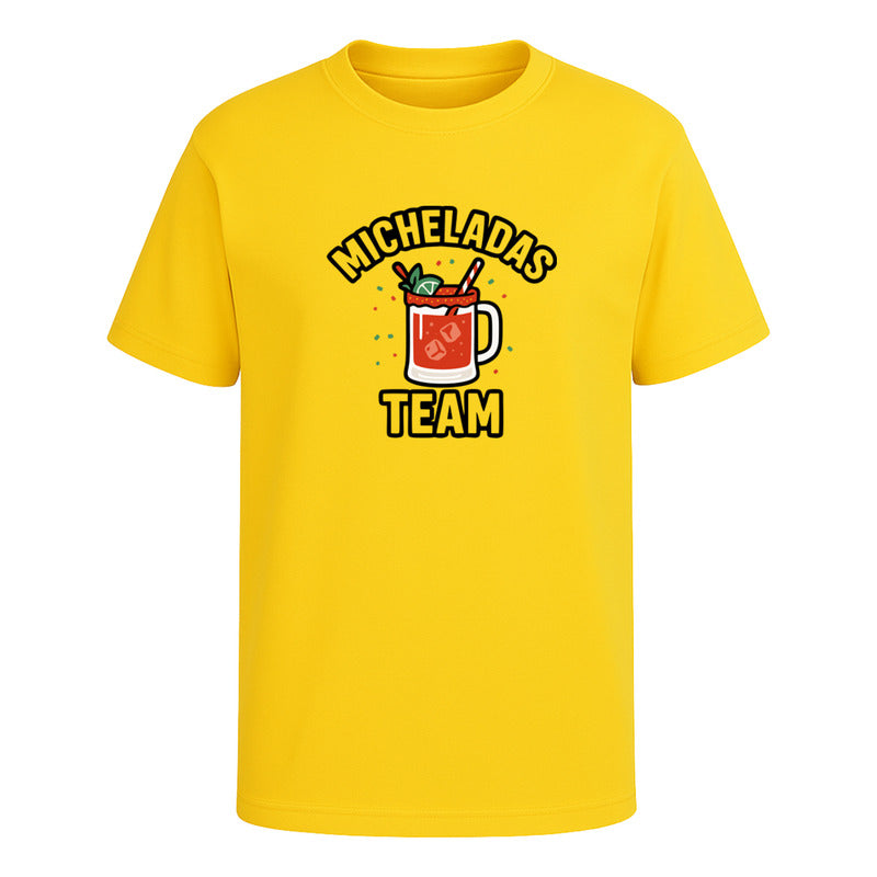 Playera Micheladas Team Unisex Bar, Antro Y Amigos