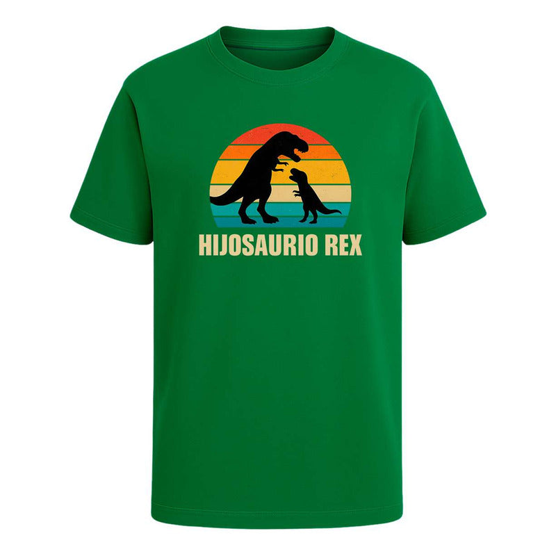 Playera Hijosaurio Rex Papá E Hijo Dino Regalo Unisex