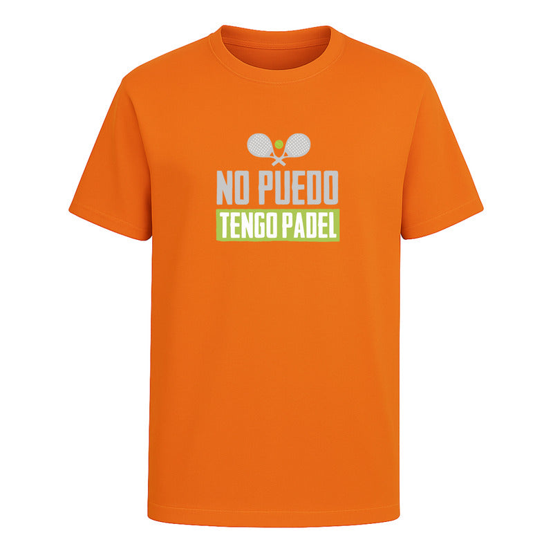 Playera No Puedo Tengo Pádel Infantil Frase Divertida