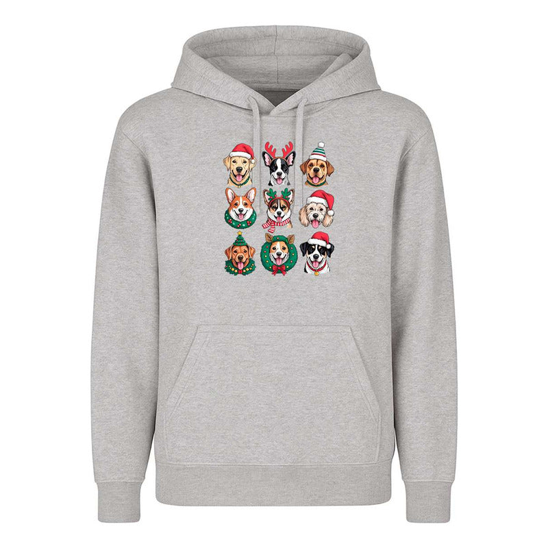 Sudadera Perros Navideños Dog Lover Santa Regalo Unisex