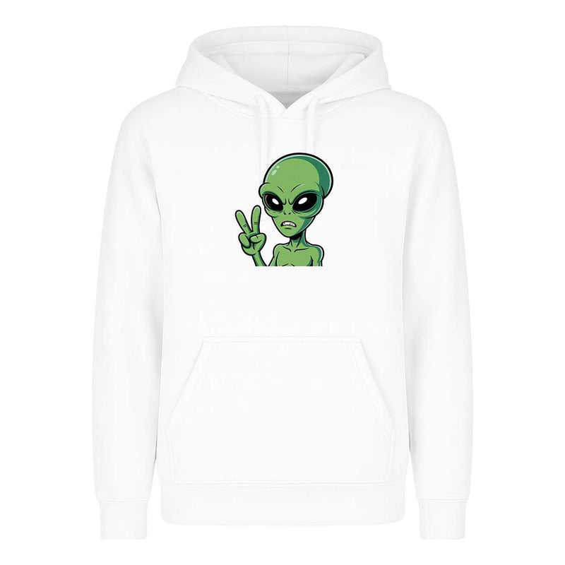 Sudadera Alien Señal De Paz Divertida Sci-fi Infantil