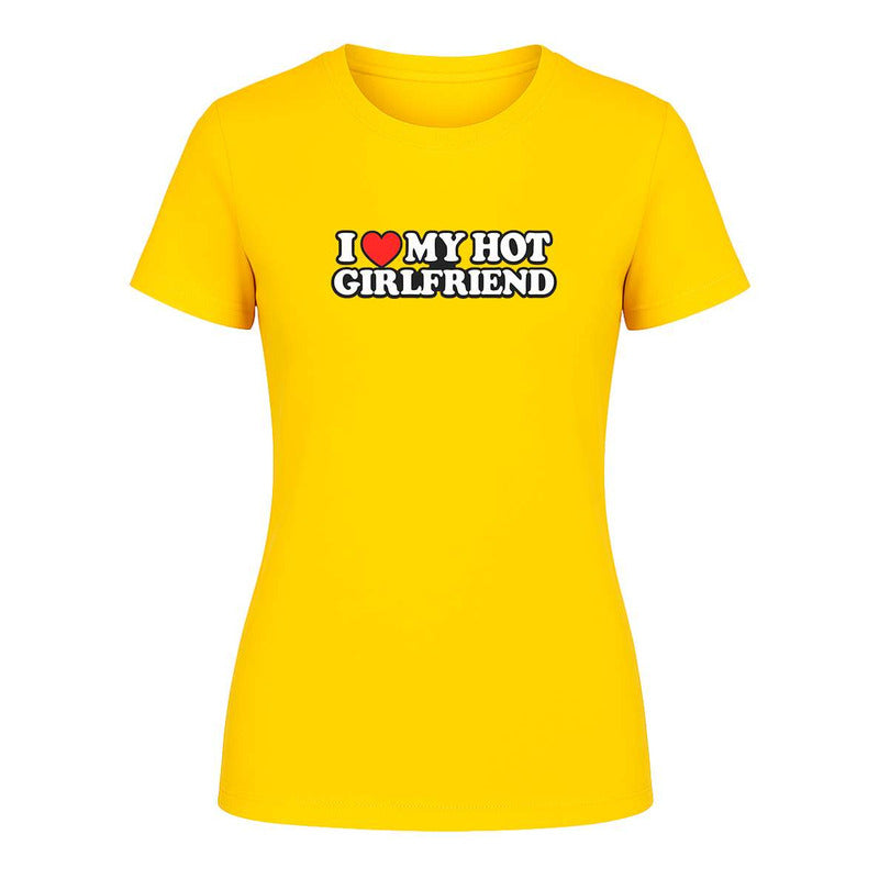 Playera "I Love My Hot Girlfriend" - Dama