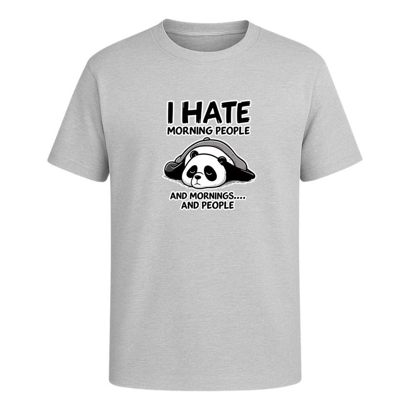 Playera "I Hate Morning People" Panda - Hombre
