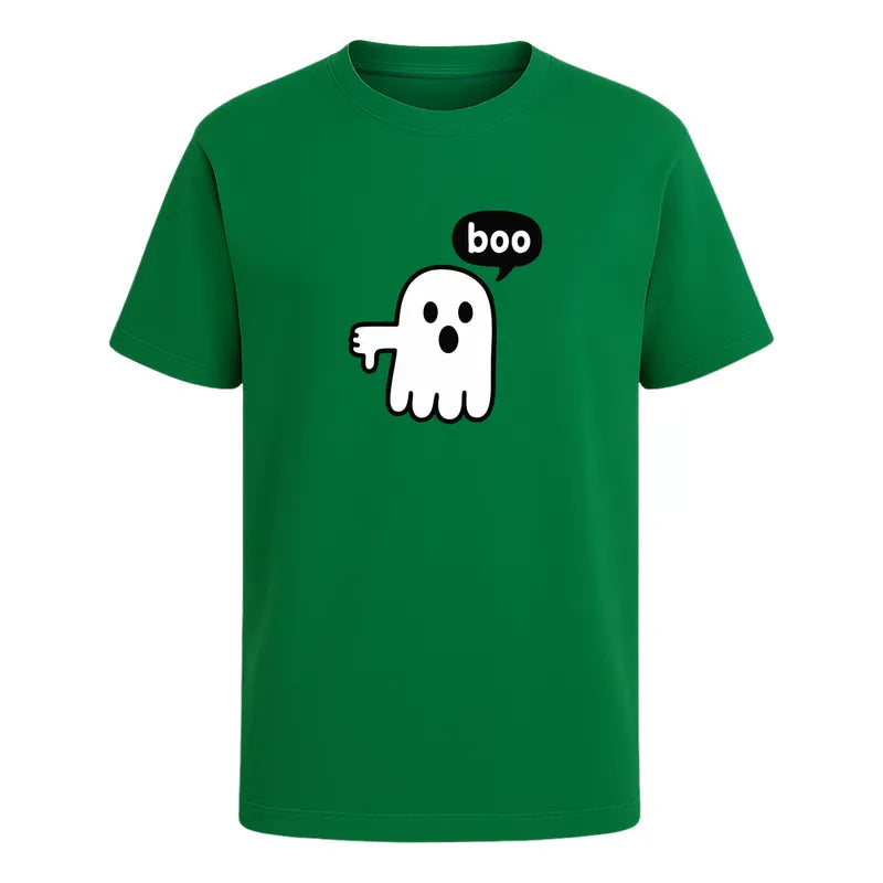 Playera Fantasma Boo Diseño Divertido Minimalista Unisex