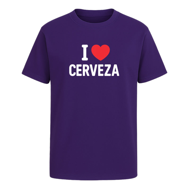 Playera "I Love Cerveza" - Hombre