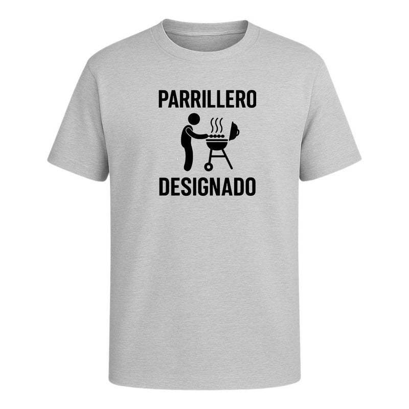 Playera Parrillero Designado Rey De La Parrilla Bbq Infantil