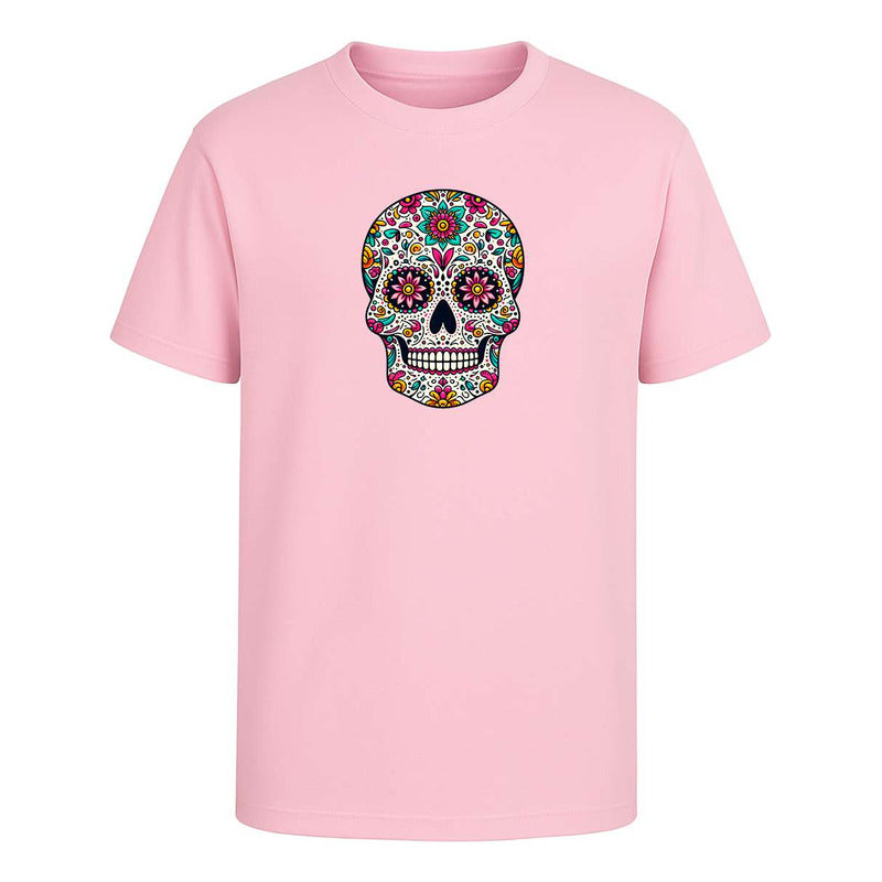 Playera Calavera Mexicana Día De Muertos Mandala Unisex