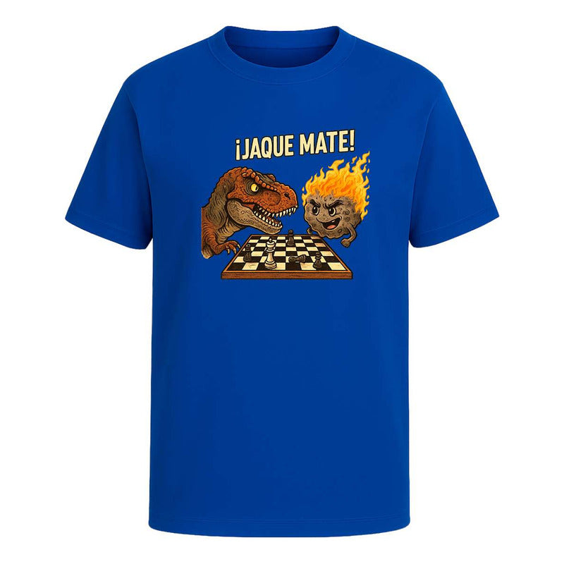 Playera "Jaque Mate Dinosaurio Vs Meteorito" - Infantil