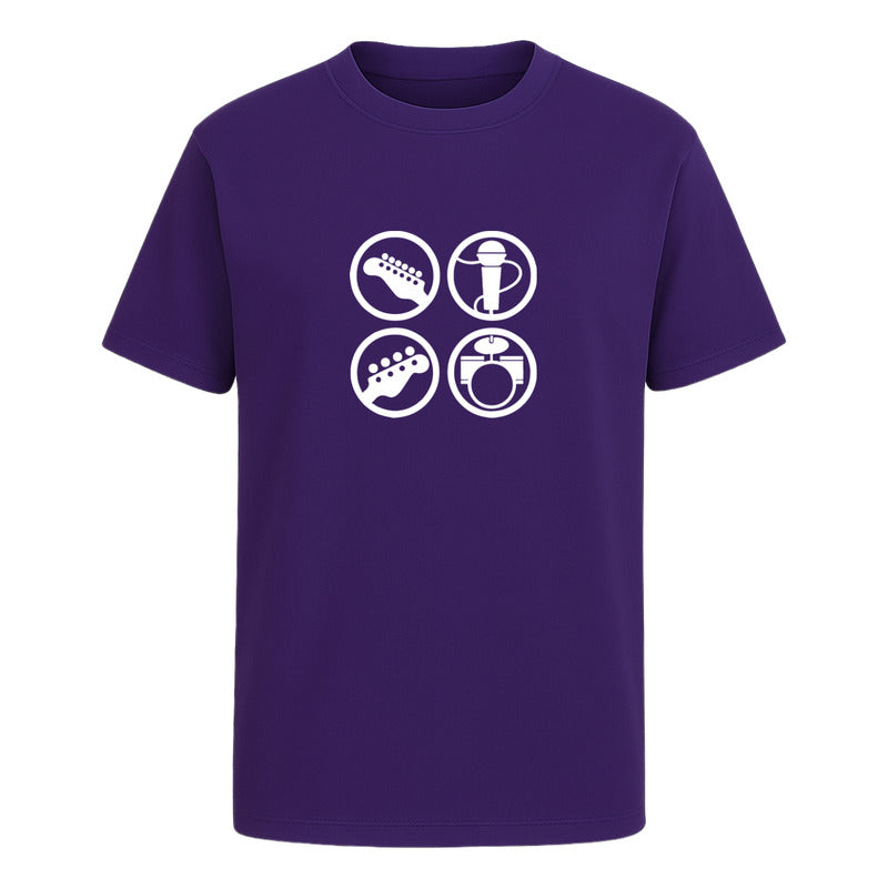 Playera "Instrumentos Musicales" Rock - Infantil
