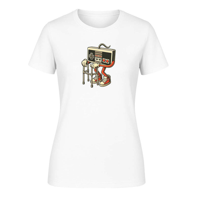 Playera "Gamer Vintage" Control Clásico - Dama