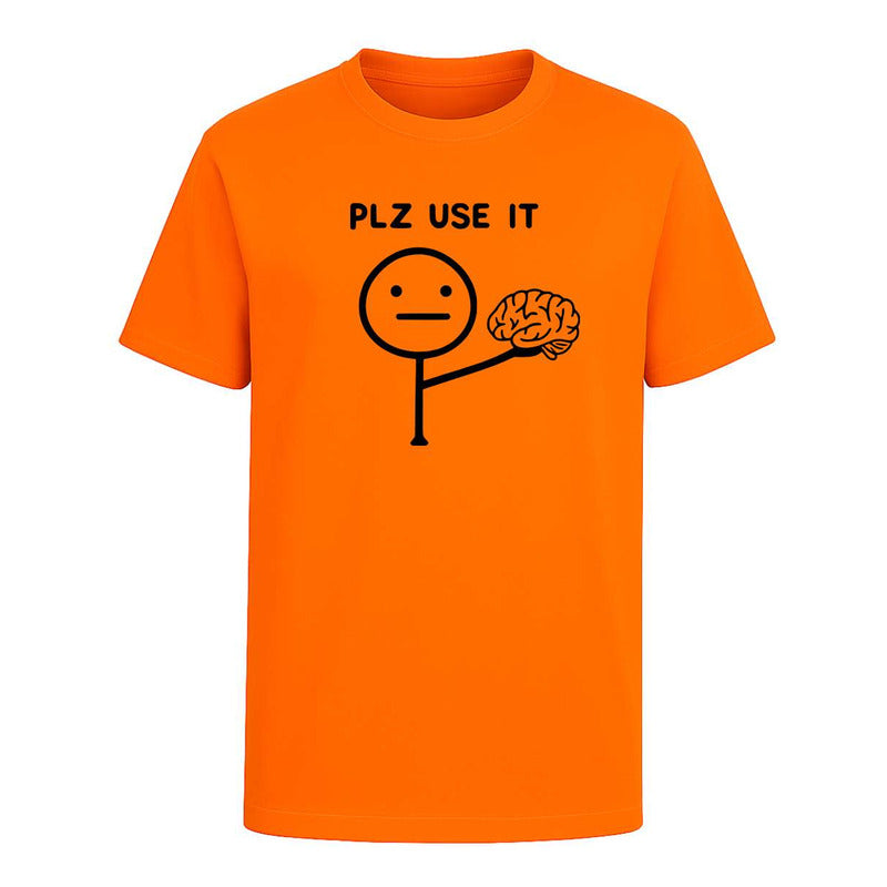 Playera unisex KreaLab con mensaje humorístico y sarcástico, ideal como regalo, vista en color gris con diseño divertido.