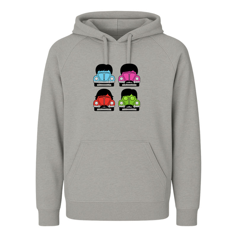 Sudadera Beatles Unisex Diseño Divertido Carros Pop Art