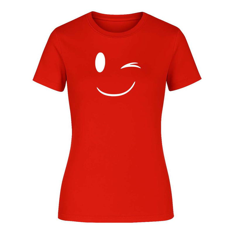 Playera "Emoji Guiñando Ojo" - Dama