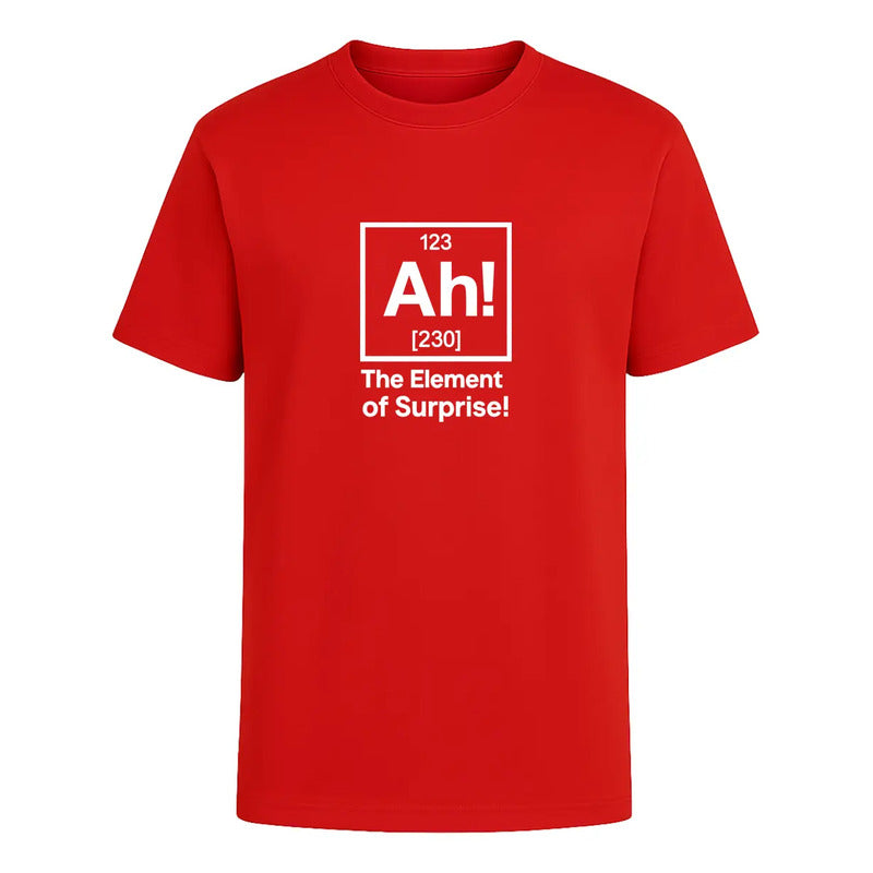 Playera Ah Elemento Sorpresa Frase Geek Química Funny Unisex