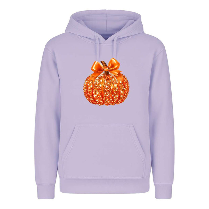 Sudadera Calabaza Brillante Con Lazo Halloween Fiesta Unisex