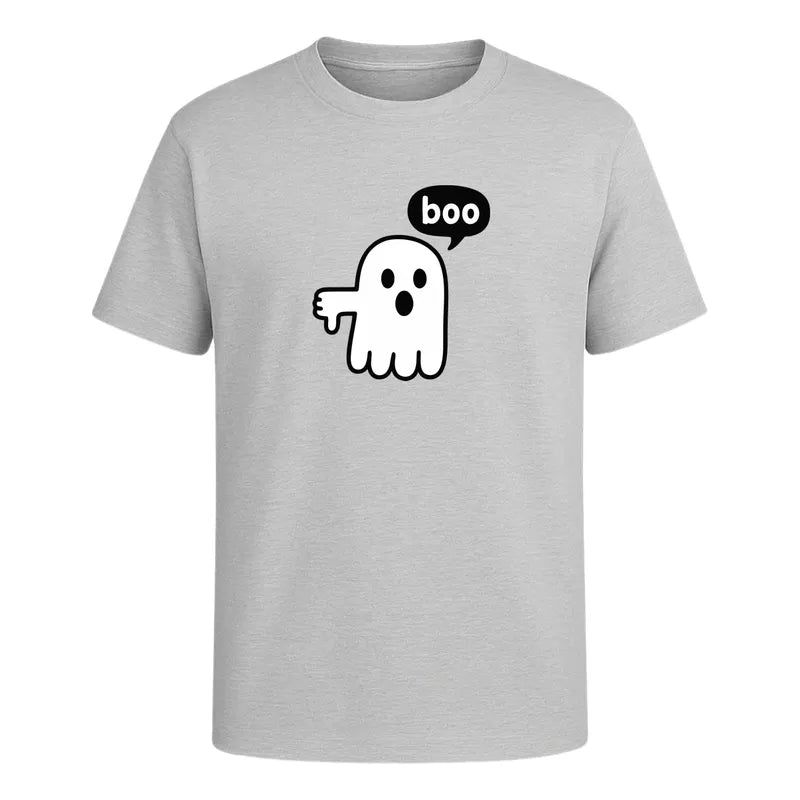 Playera Fantasma Boo Diseño Divertido Minimalista Unisex