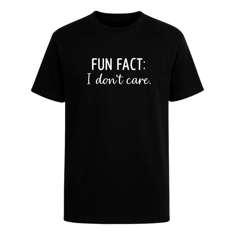 Playera "Fun Fact I Don't Care" - Infantil