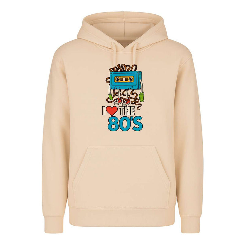 Sudadera I Love The 80s Cassette Retro Nostalgia Fans Unisex