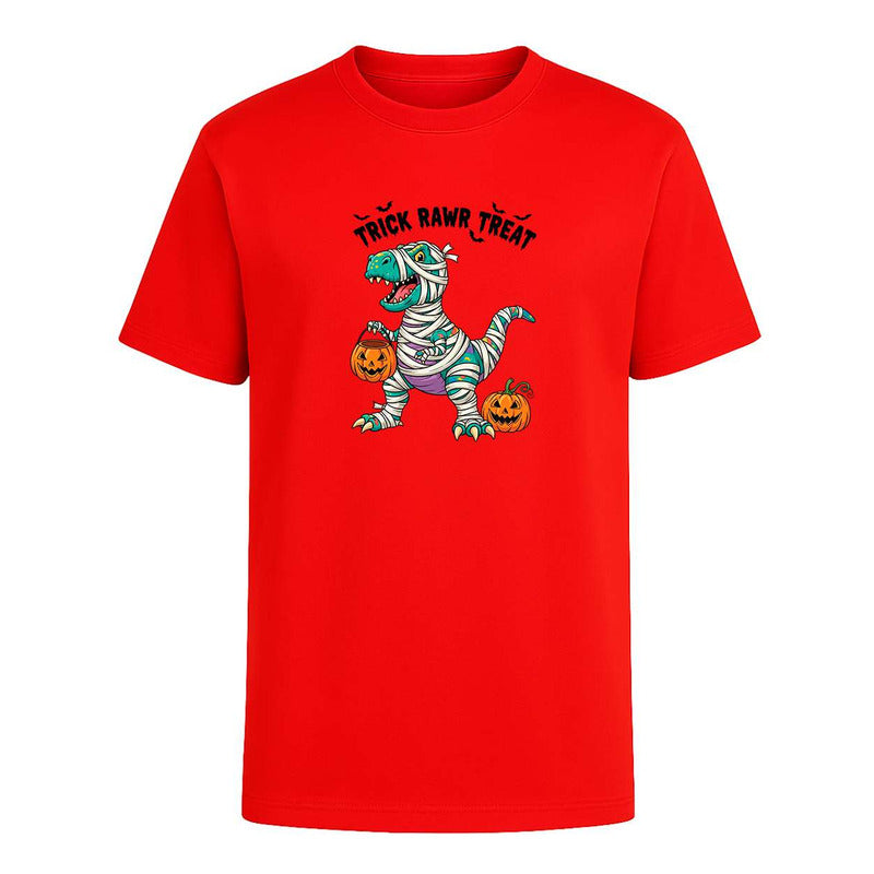 Playera Dinosaurio Halloween Trick Rawr Treat Infantil